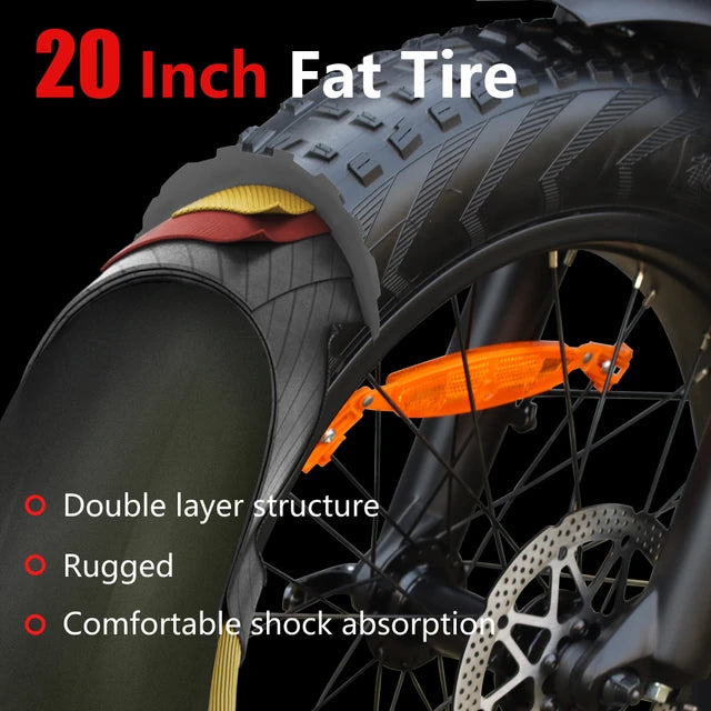 HXeBike Orca 2000W Fat Tire Electric Bike