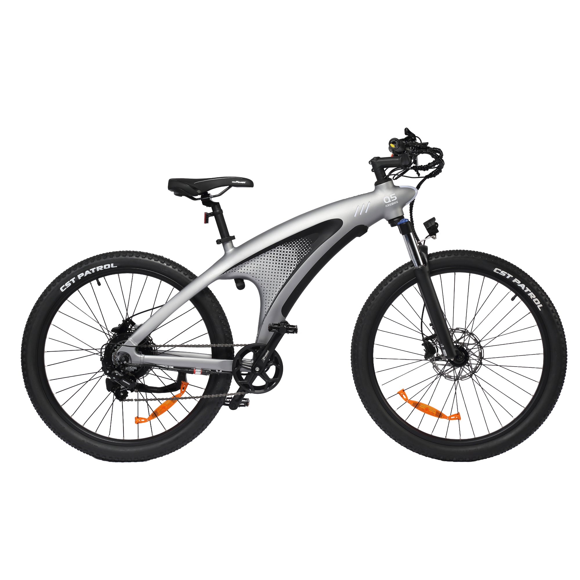 HX Q5 Shark Commuter eBike – 37 MPH, 75 Mile Range, 1500W – HXeBike