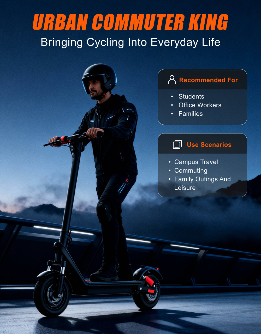 HX X9 Electric Scooter | Foldable, Removable Battery, 25 MPH, 62