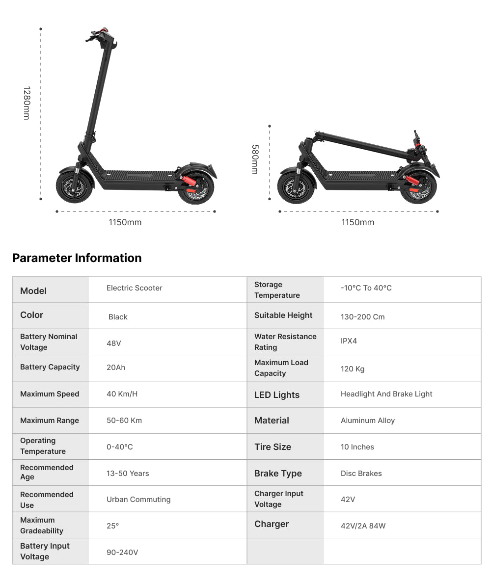 HX X9B Electric Scooter