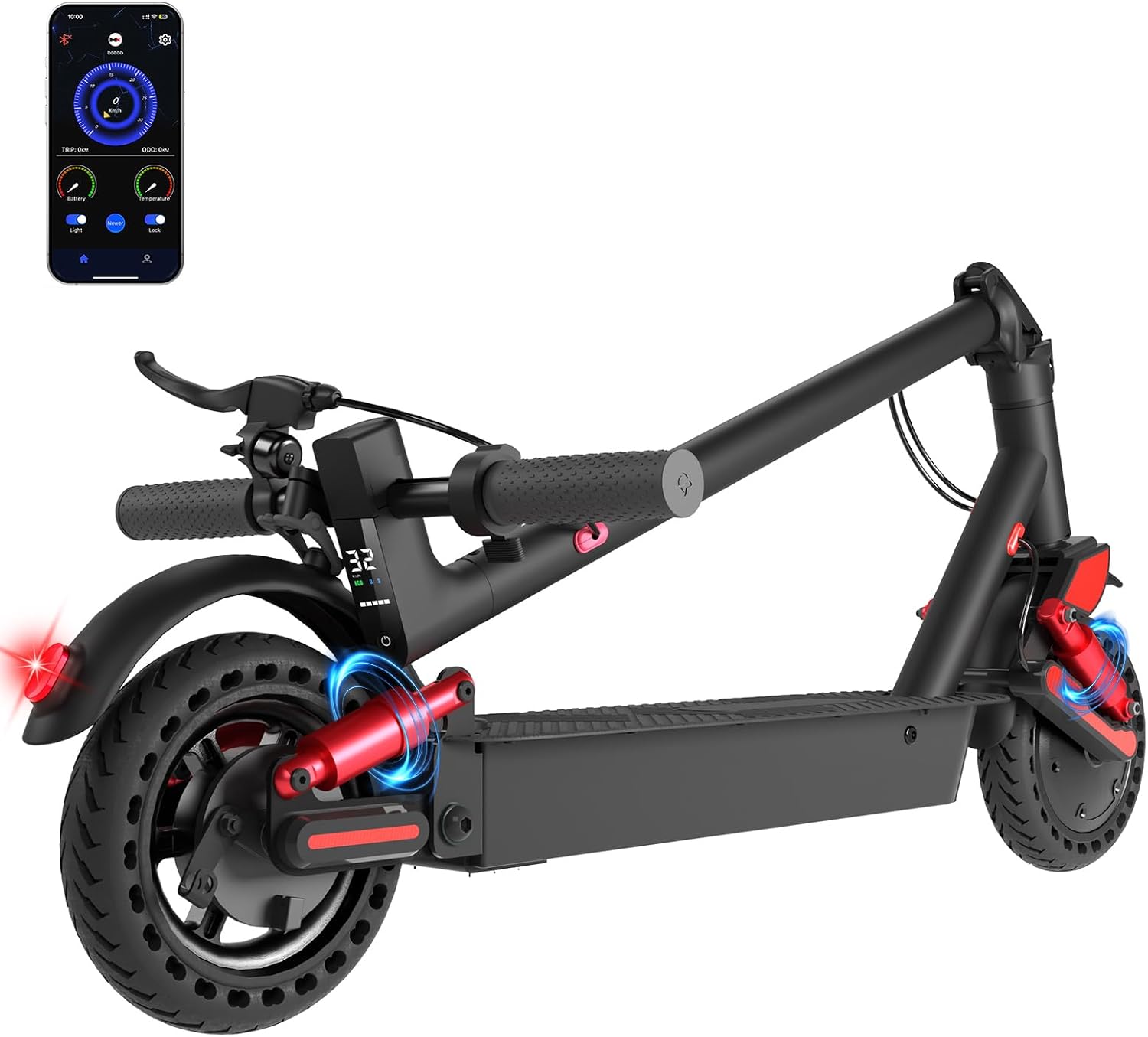 HK　hxo 5点セット HX D06 Electric Scooter, 500W Motor, Dual Suspension, 20 MPH, Up