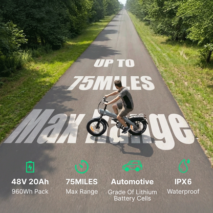 HX Q3 2000W Fat Tire All-terrain Electric Bike-with free fender and rear rack