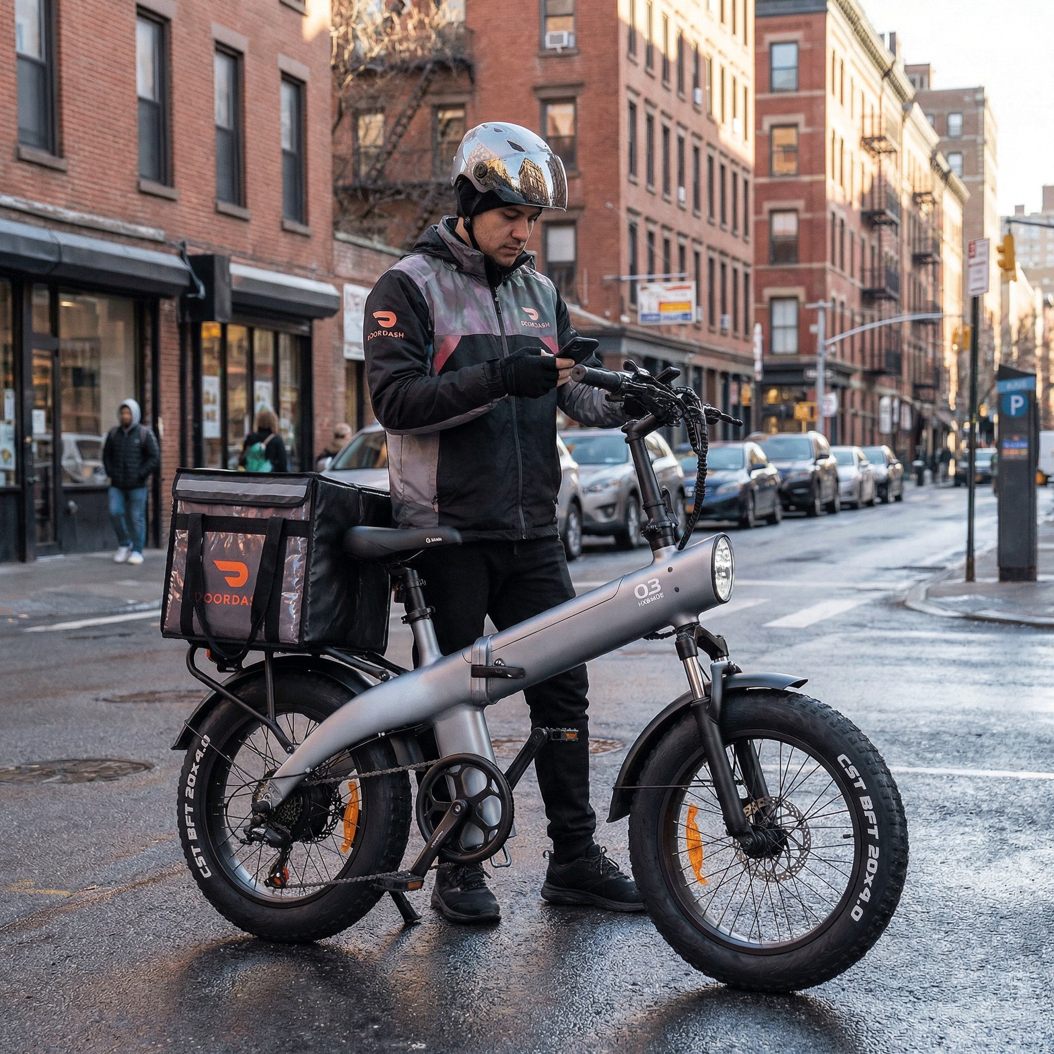 HX Q3 2000W Fat Tire All-terrain Electric Bike-with free fender and rear rack