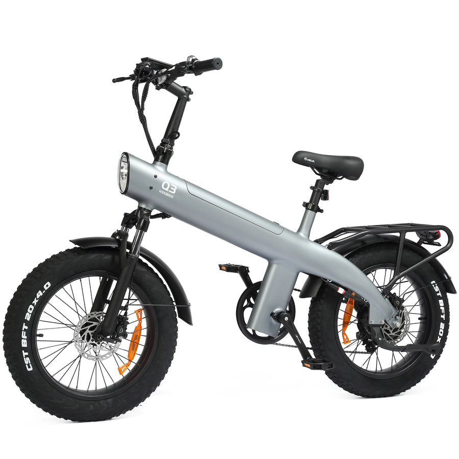 HX Q3 Fat Tire All-terrain Electric Bike-with free fender and rear rack