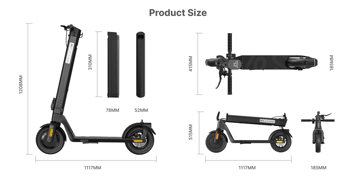 HX D01 electric scooter