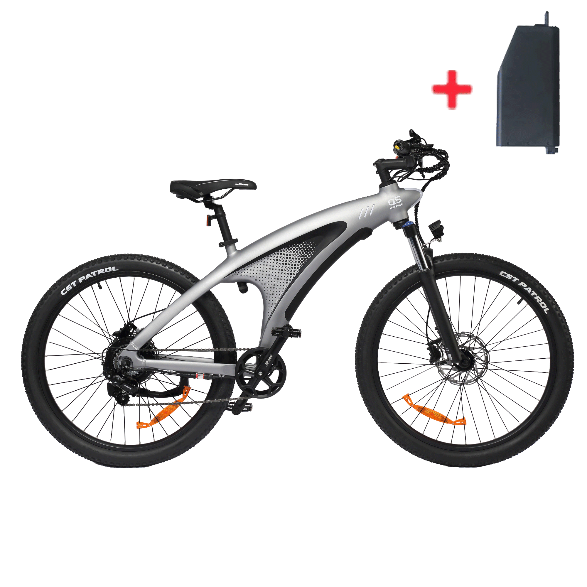 HX Q5 Shark Electric Bike 48V 20Ah 1500w 27.5”  Tire