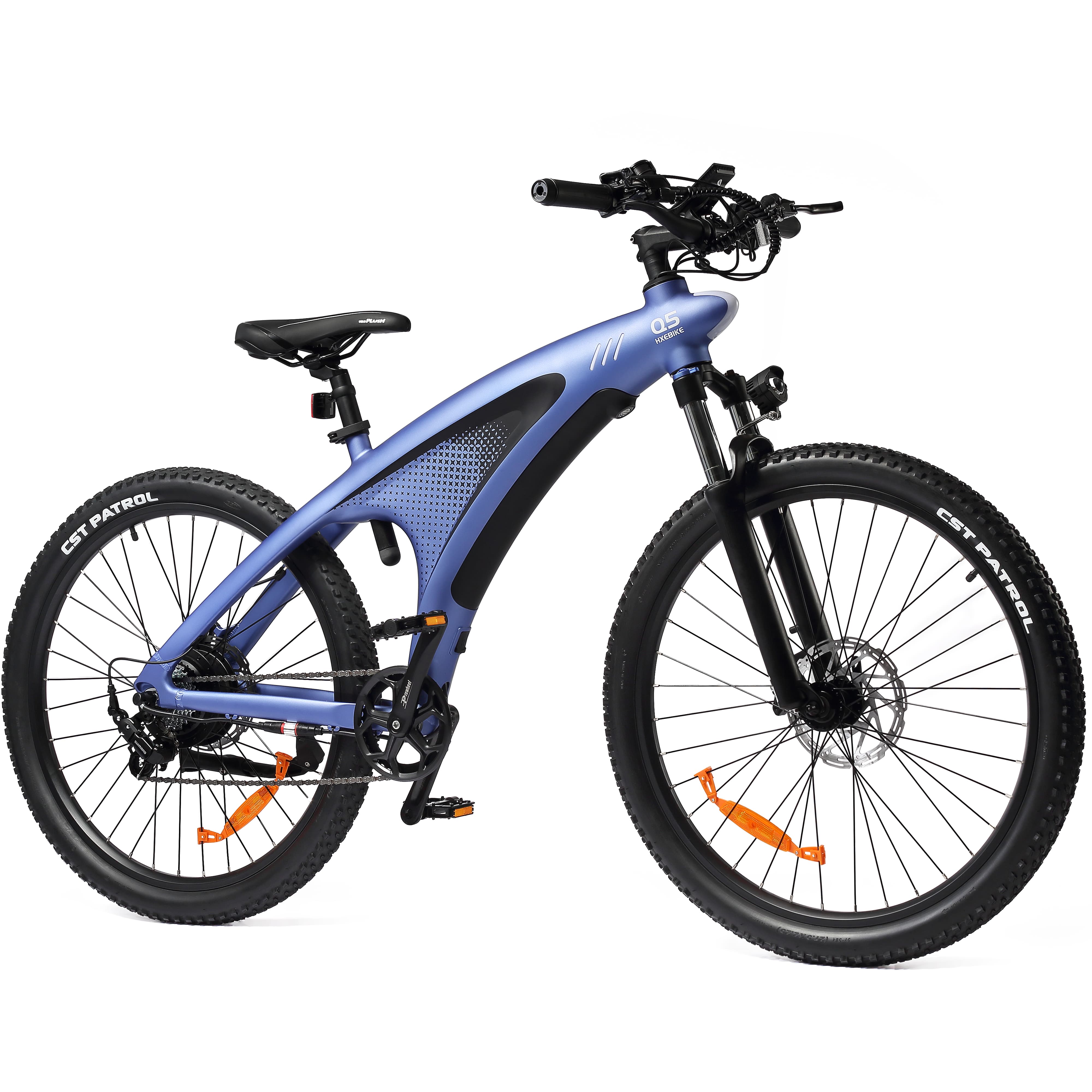HX Q5 Shark Commuter eBike – 37 MPH, 75 Mile Range, 1500W – HXeBike