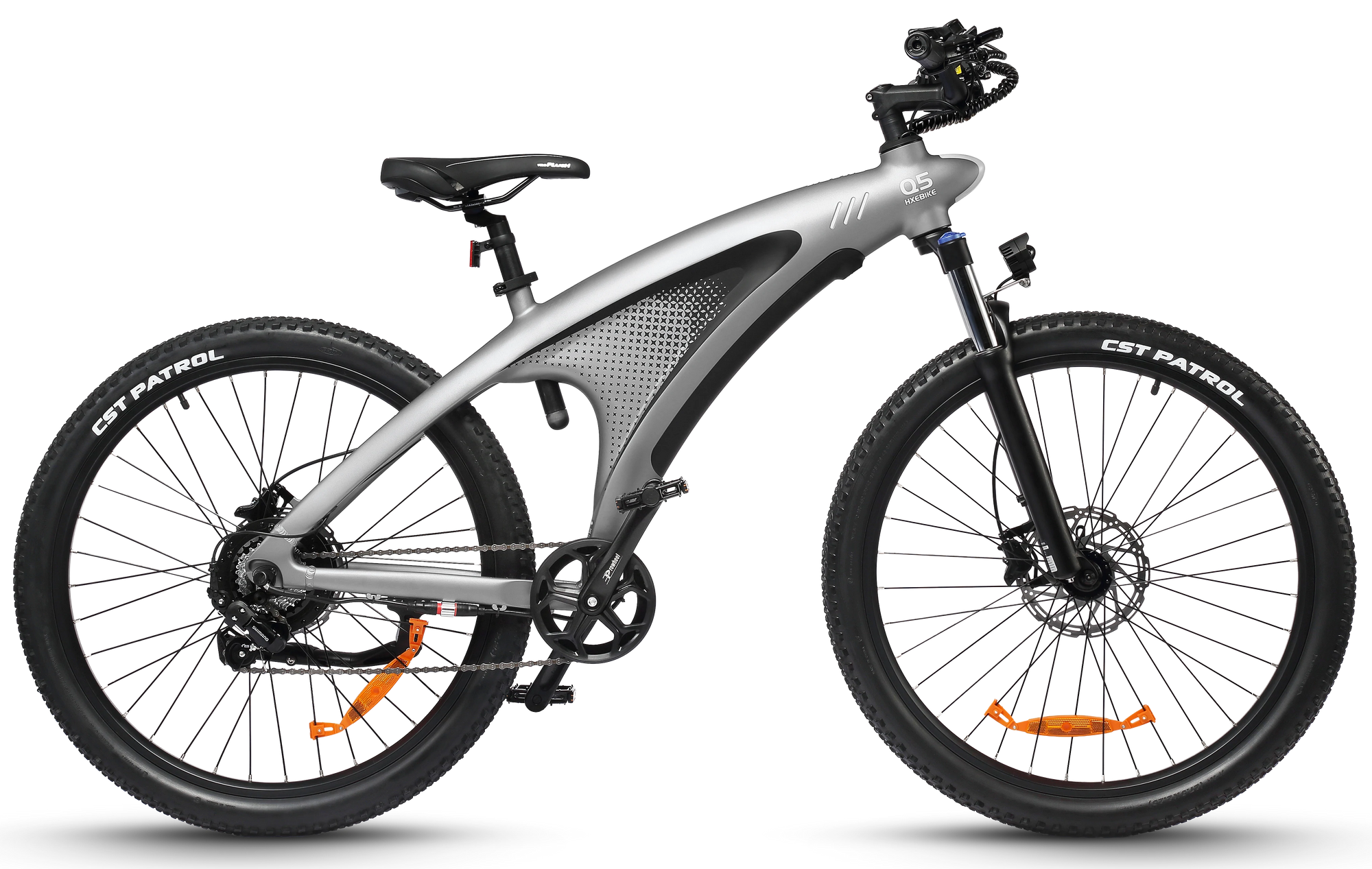 HX Q5 Shark Commuter eBike – 37 MPH, 75 Mile Range, 1500W – HXeBike